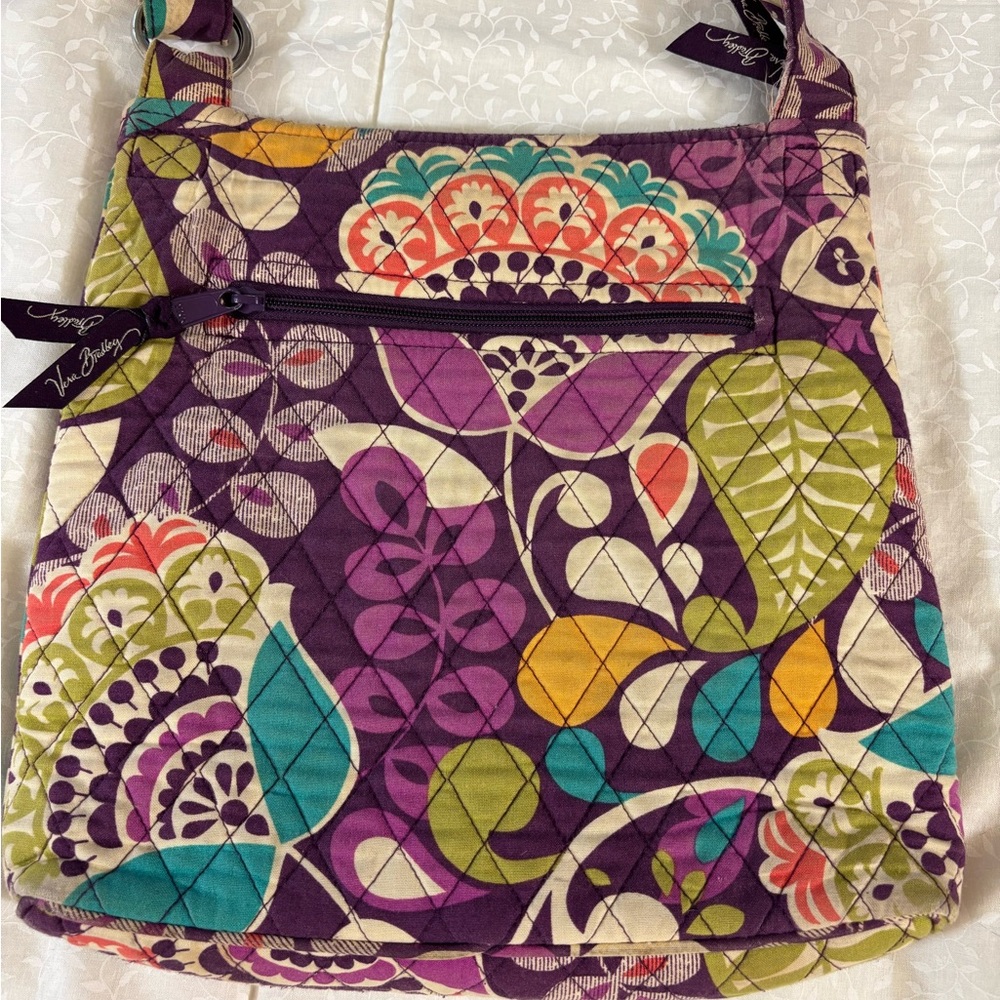 Vera Bradley Botanical Print Quilted Crossbody Bag